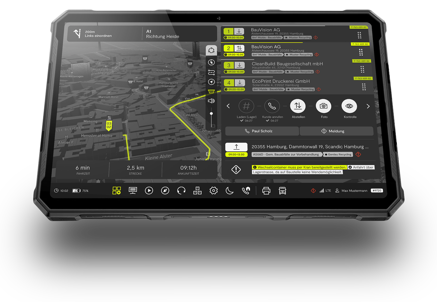 Telematik Dashboard UI